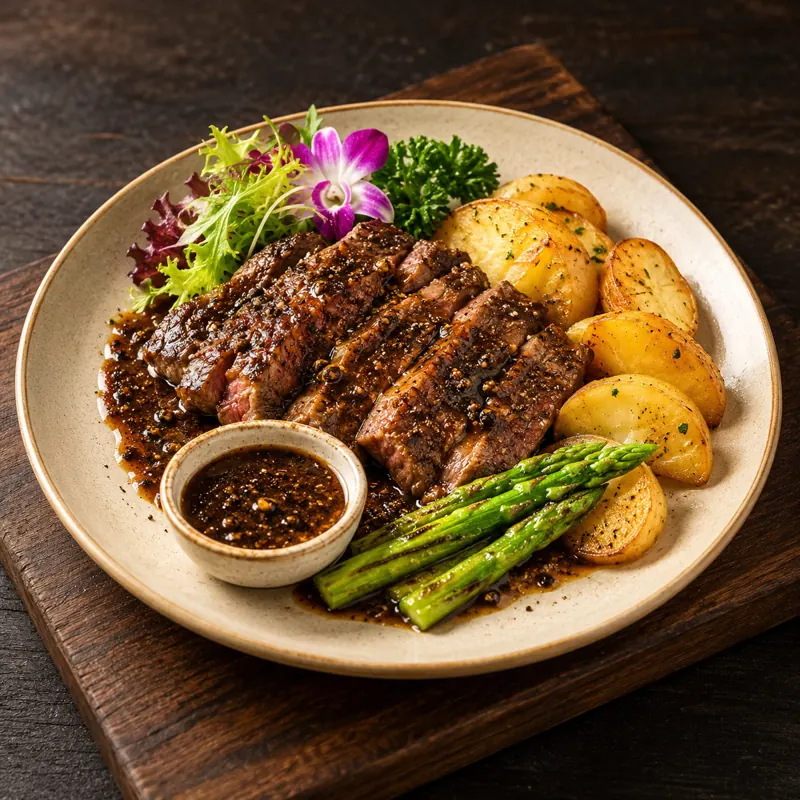 Bò Fuji sốt tiêu đen